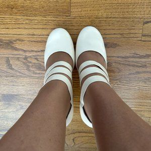 Heels 3" beige size 38 Sandnes